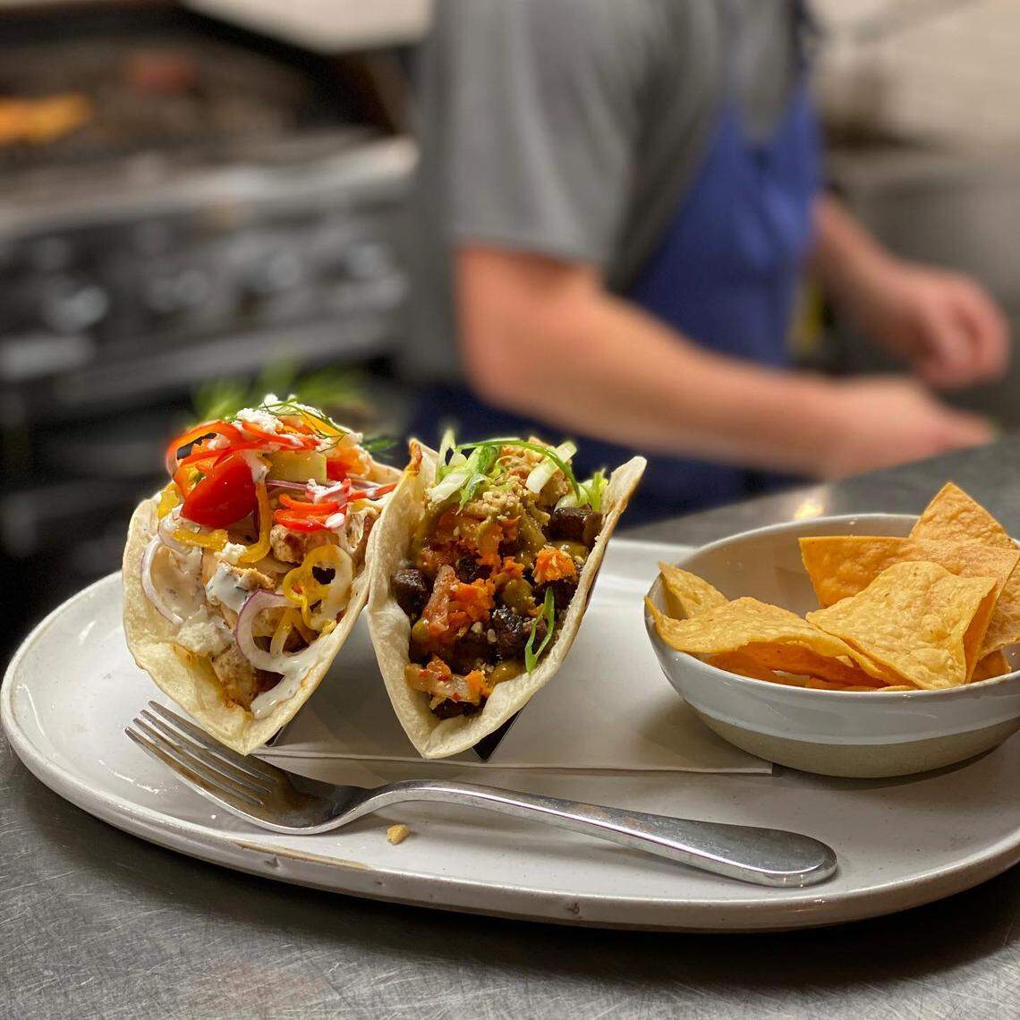 Madre specializes in creative tacos sometimes featuring outside-the-box ingredients.