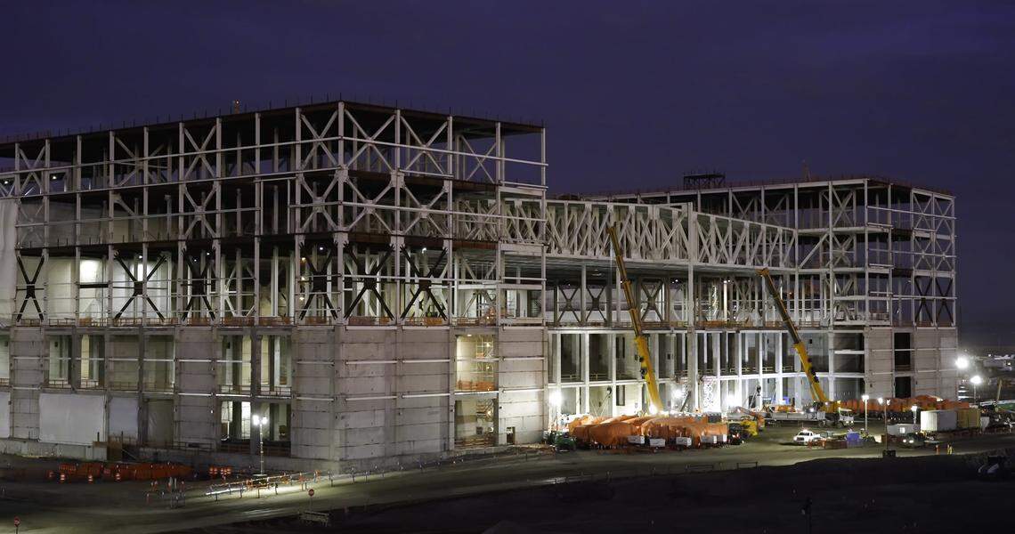 Micron, a Boise-based chip manufacturer, is building two manufacturing plants on Federal Way in Boise.