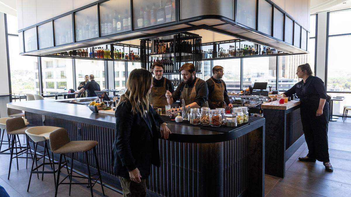 Perhaps the most alluring feature of AC/Element Hotel is the 16th floor restaurant and bar The Boise Post with panoramic views of downtown Boise. Monday, May 11, 2026.