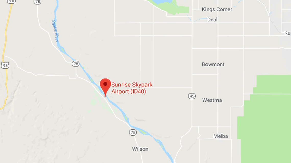 Sunrise Skypark is about 25 miles southwest of Nampa.