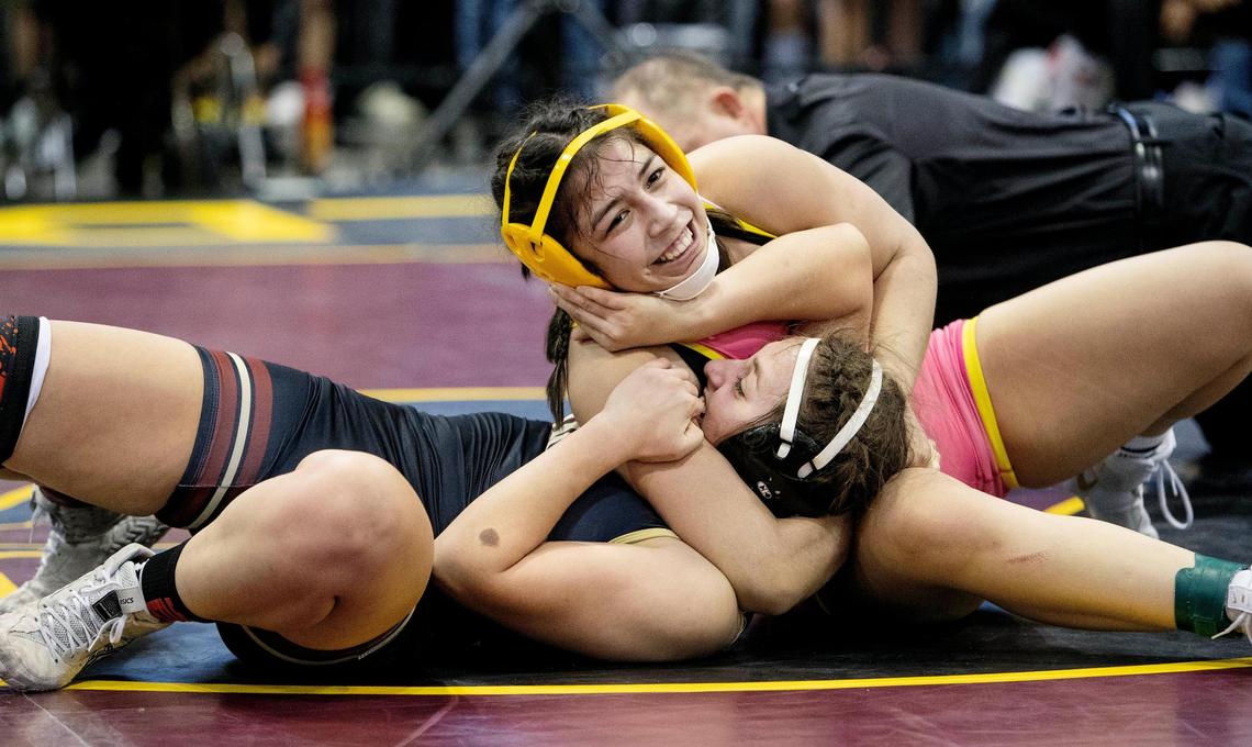 Caldwell senior Marissa Jimenez is the only undefeated female wrestler, entering the state tournament at 31-0.