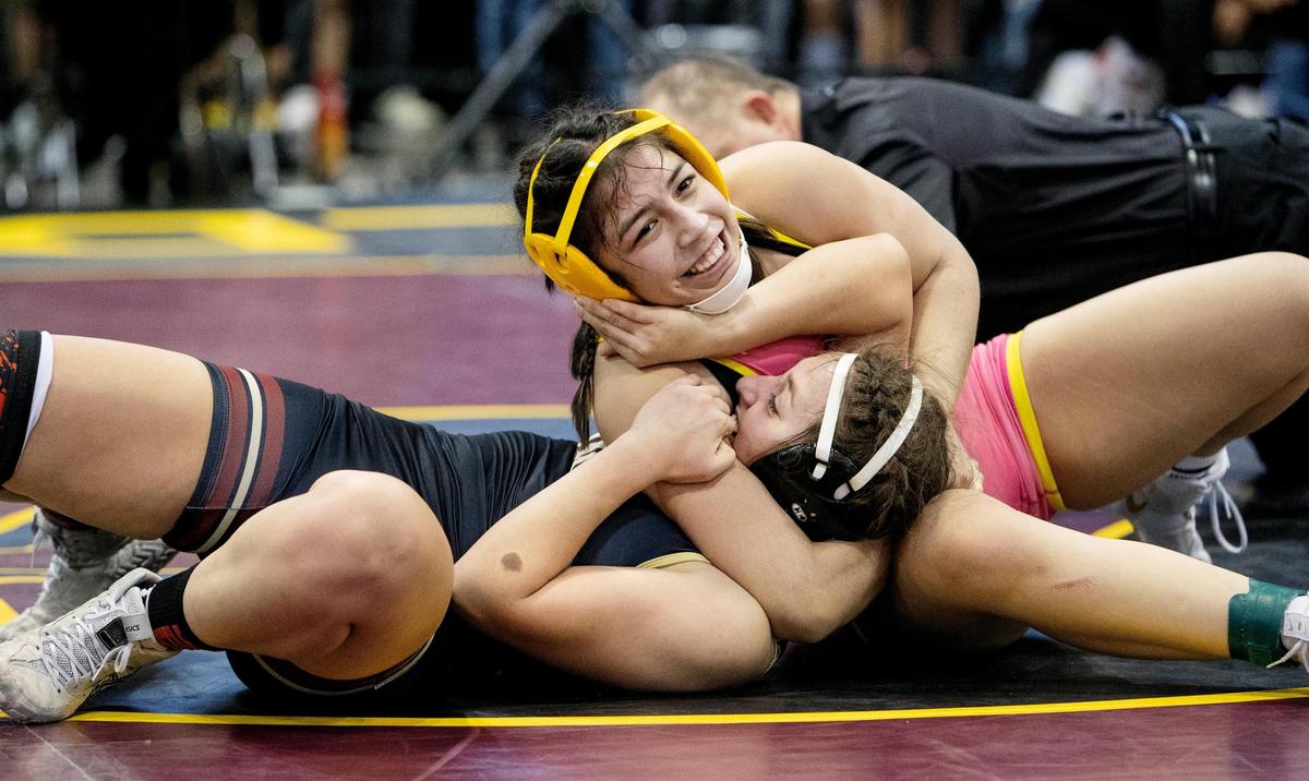 Caldwell senior Marissa Jimenez is the only undefeated female wrestler, entering the state tournament at 31-0.