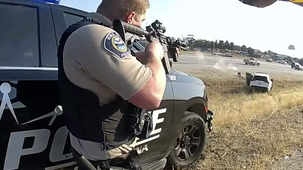 In 2024, Kuna police pursued Jeremiah Bainbridge at high speed before forcing him off an I-84 on-ramp and shooting him near Roaring Springs Waterpark in Meridian. Bainbridge survived; the incident report is now public.