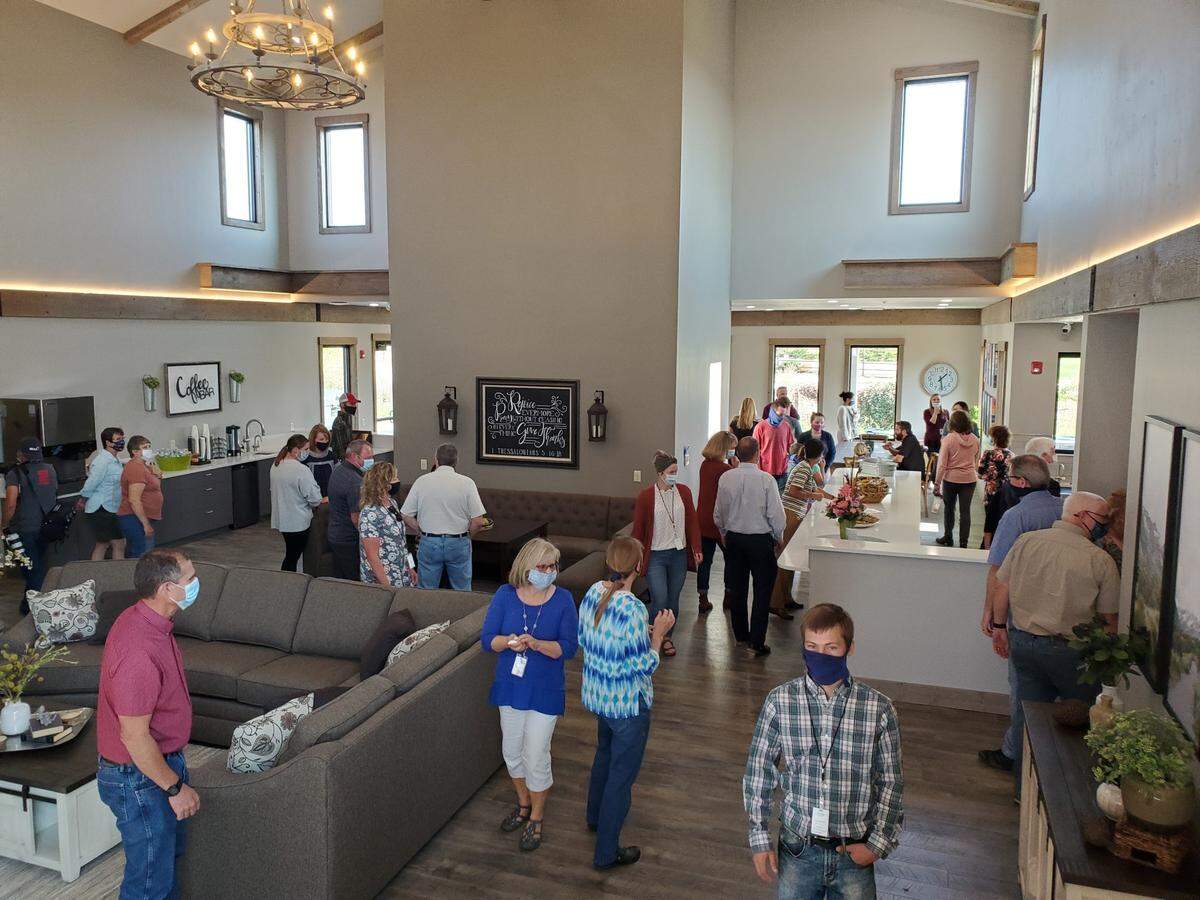 Supporters, family members and employees attended this grand opening Oct. 1 of Mission Aviation Fellowship’s new family center at the ministry’s Nampa Airport headquarters.