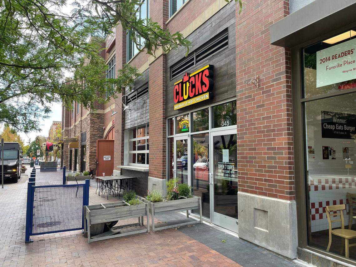 Clucks Nashville Hot Chicken opened in 2022 in the former Meraki Greek Street Food spot.