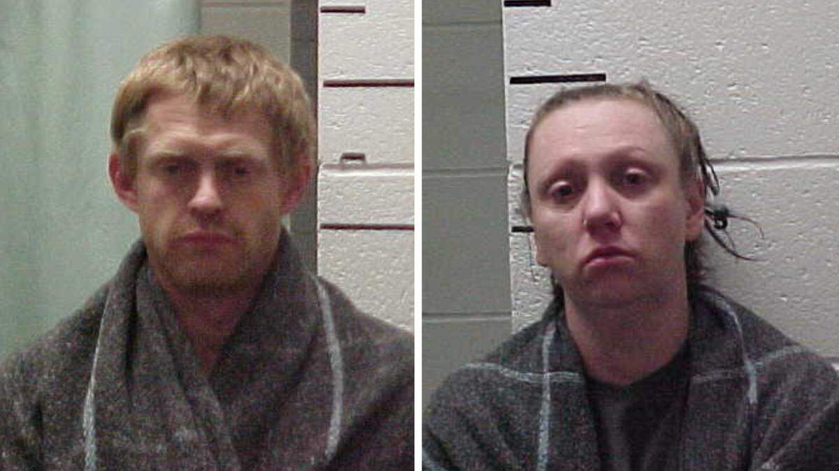 Deylen Scott Loos, left, and Peaqrl Naomi Adair