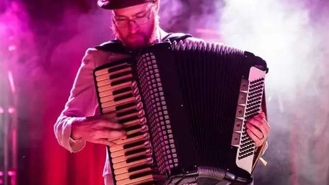 Matthew Vorhies is a member of the garage folka band A Mighty Band of Microbes, which will be performing at Idaho’s Best, Worst & Weirdest Comedians festival on Saturday.