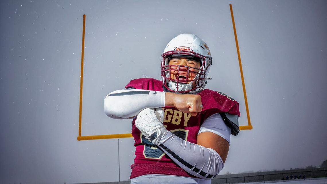 Rigby center/nose tackle Feki Pouha was voted the 6A All-Idaho Football Player of the Year by the state’s coaches.