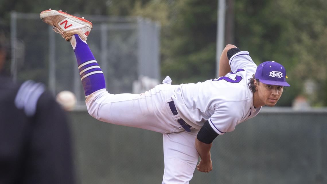 Rocky Mountain pitcher Gabe Hughes threw a one-hit shutout to lead the Grizzlies to a 10-0, five-inning win against Boise in the first round of the 5A state baseball tournament at Capital High on Thursday.