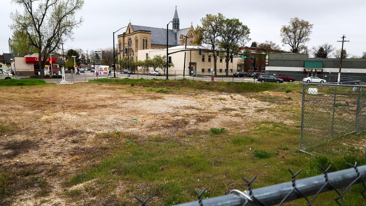 The Roman Catholic Diocese of Boise would fill a patch of empty land left since the proposed Metropolitan condominiums was canceled after the COVID-19 pandemic hit in 2020.