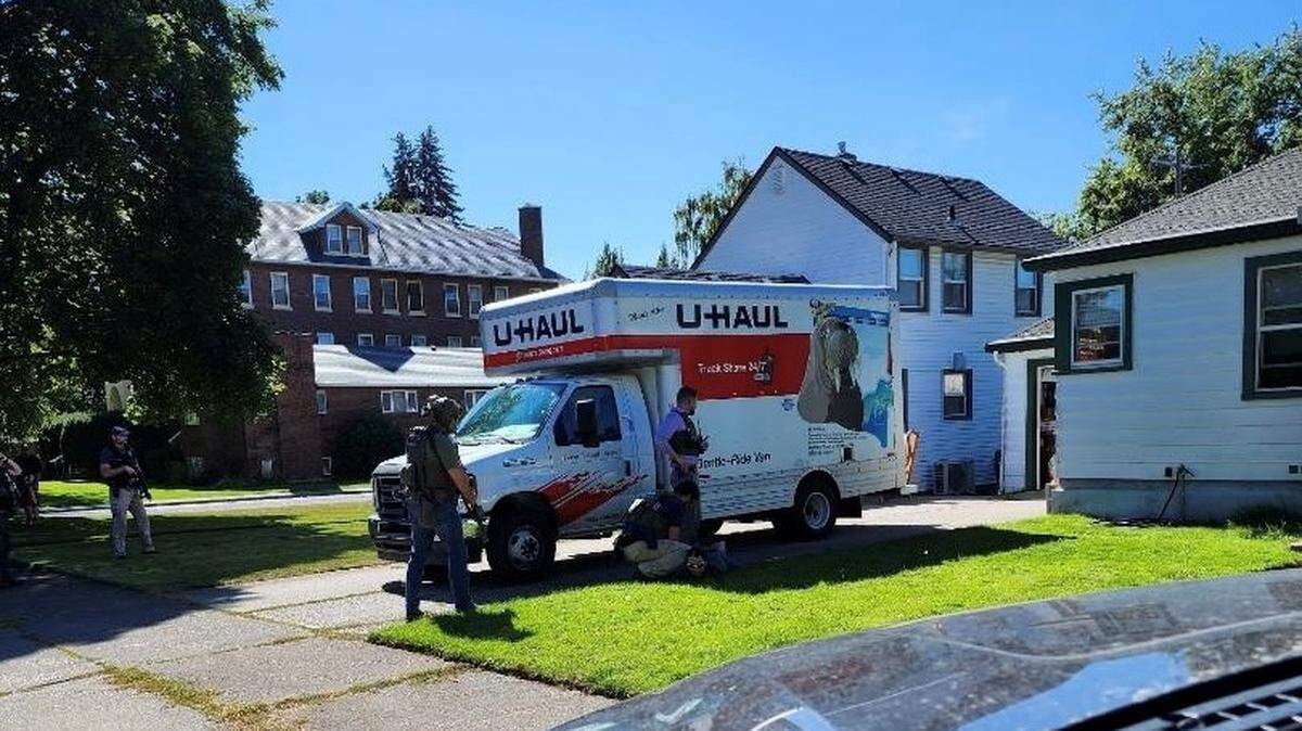 The U.S. Marshals Service was involved in the arrest of Jordan Law in Spokane on in September 2024. Law pleaded guilty this month to voluntary manslaughter in his ex-girlfriend Rae Berwanger’s disappearance and death. 