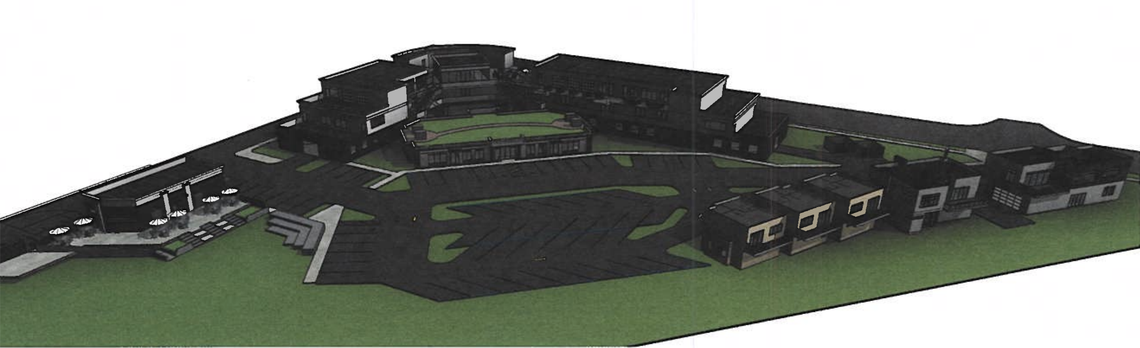 Jerron Porchia and his wife, Margie, are looking to develop a three-acre site they own on Horseshoe Bend Road as a mixed-use community center.