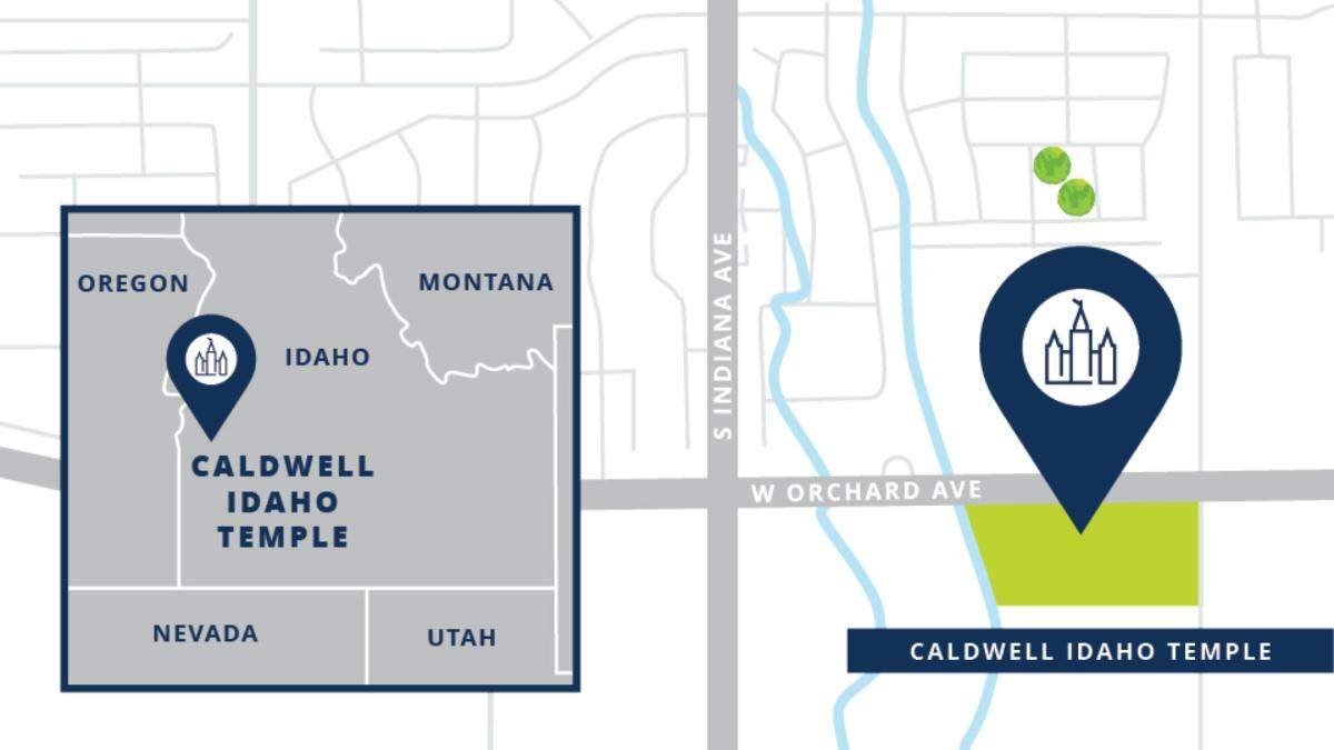 The Caldwell temple is scheduled to be built on a 19.2-acre site at the southwest corner of West Orchard Avenue and South Florida Avenue.