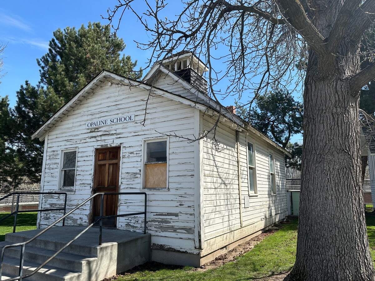 The Opaline Schoolhouse has seen worse days, but it’s seen better days, too. A project to stabilize the school, which sits on a strip of grass on the northeast corner of the Albertsons Stadium parking lot, and give it a fresh coat of paint will double as a documentary film project for Boise State students.
