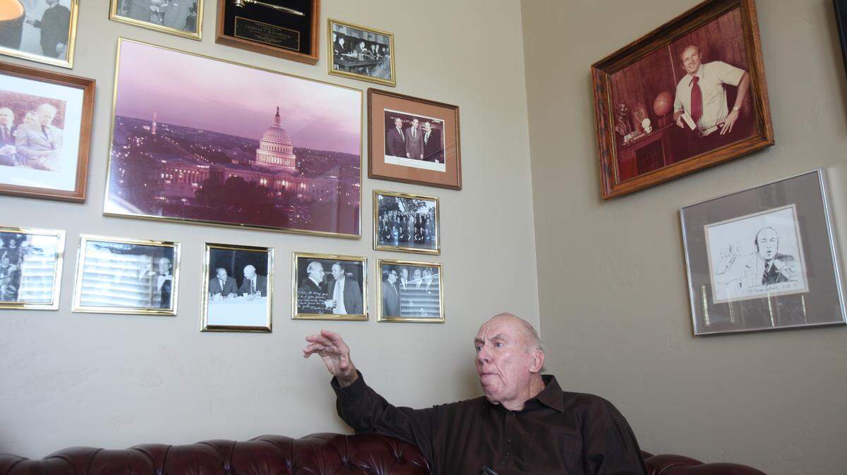 Former Illinois GOP Congressman Tom Railsback, shown here in an Idaho Statesman file photo from his Meridian home in 2012, was one of six Republicans on the Judiciary Committee to vote to impeach Richard Nixon.