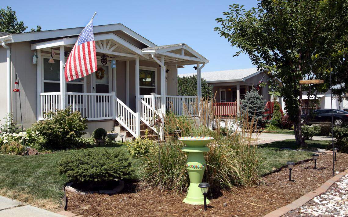 There are about 200 manufactured homes in the ’70s-era Blue Valley mobile home park south of Boise Airport. Residents fear the impact of a proposed truck terminal on what they call their affordable sanctuary.