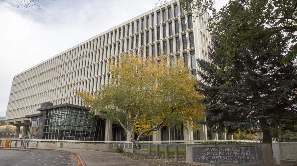 The James A. McClure Federal Building and Courthouse is shown in this 2019 file photo.