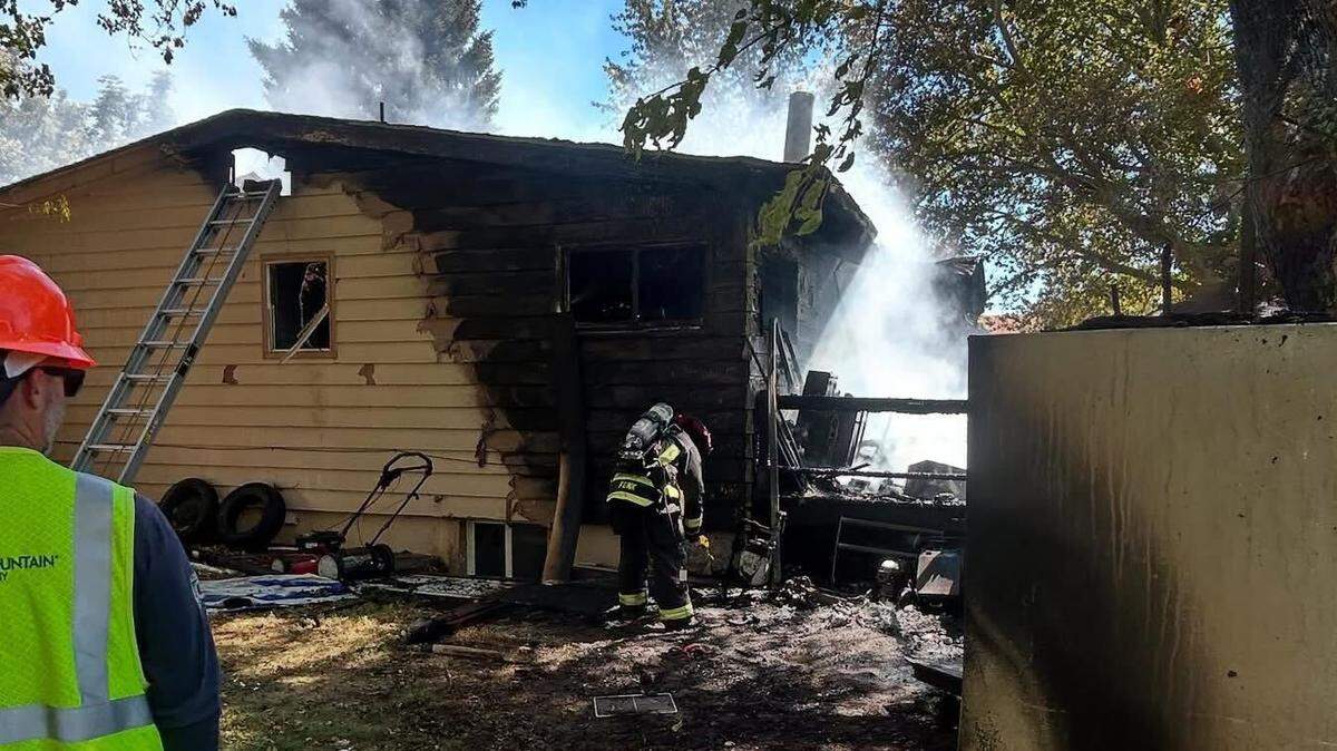 The Boise Fire Department responded to a structure fire in West Boise on Wednesday.