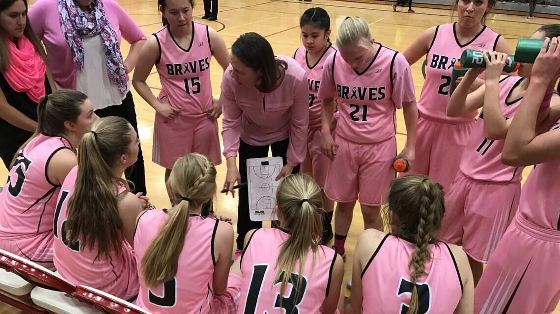 One in 8 women will develop breast cancer. Boise girls basketball takes timeout to join fight
