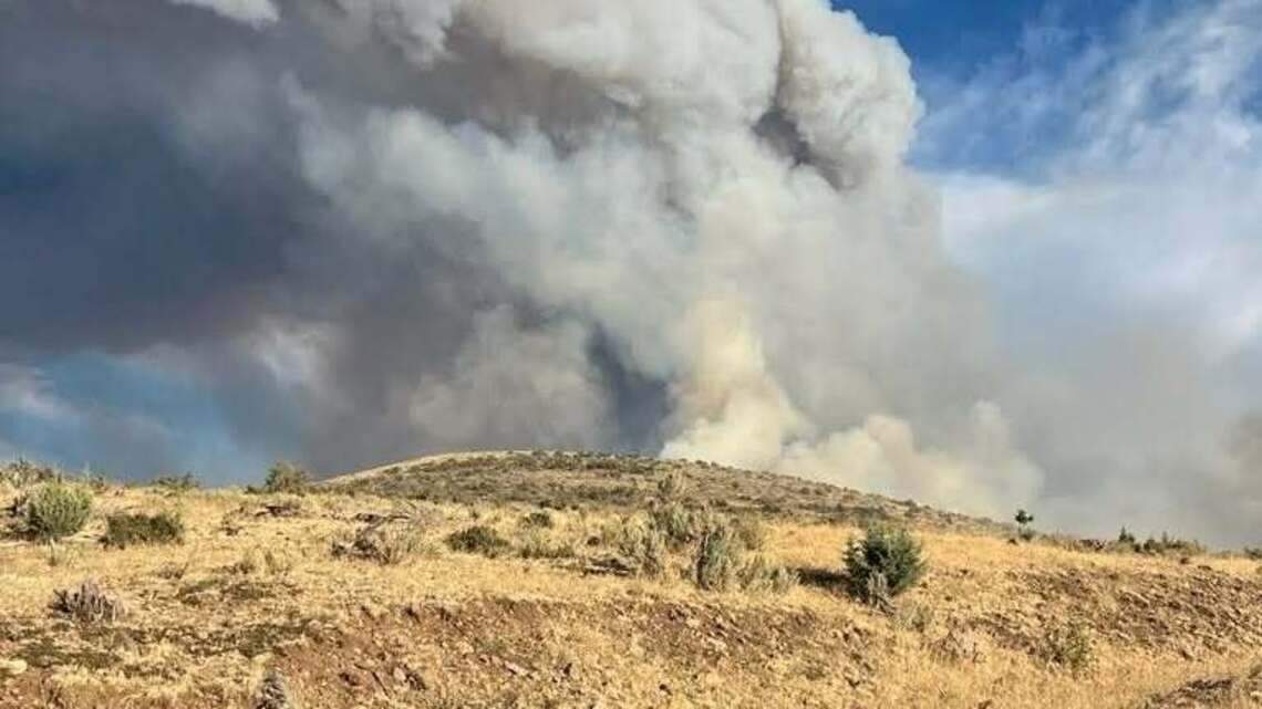 Lightning sparks new fire in hard-hit Owyhee County south of Silver City