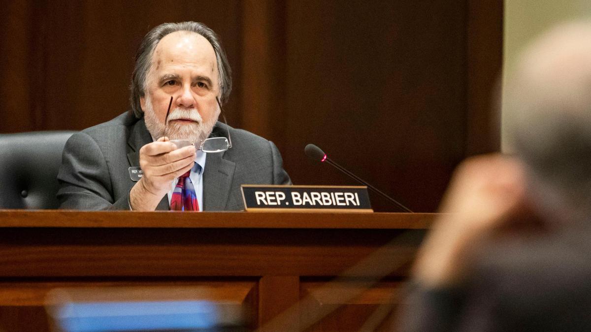 Rep. Vito Barbieri, R-Coeur d’Alene, in 2021. On Thursday, he introduced a proposal to pull much of the Idaho House’s ethics investigation process out of the public eye.