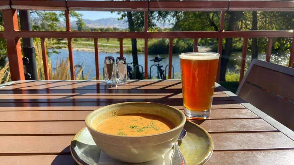 Food and drink are back at Caffe Luciano’s along the Boise River, but the menu is limited for now.