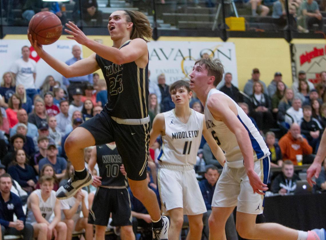 Kuna’s Sean Austin topped the 4A SIC in scoring last year. He leads the Kavemen back to the 5A level this winter.