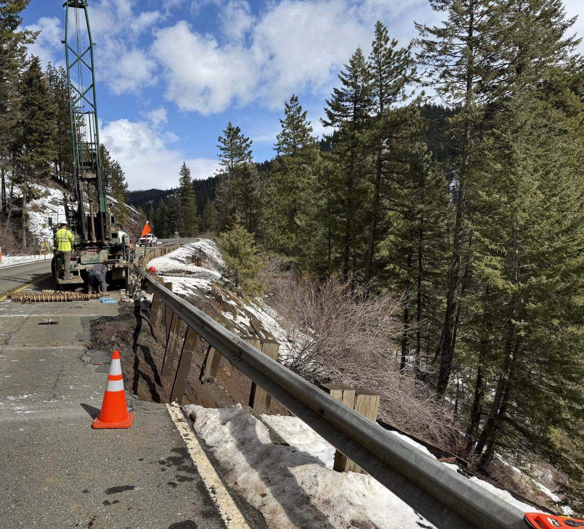 Experts were aware of the potential for storm damage to this area, according to the Idaho Department of Transportation.