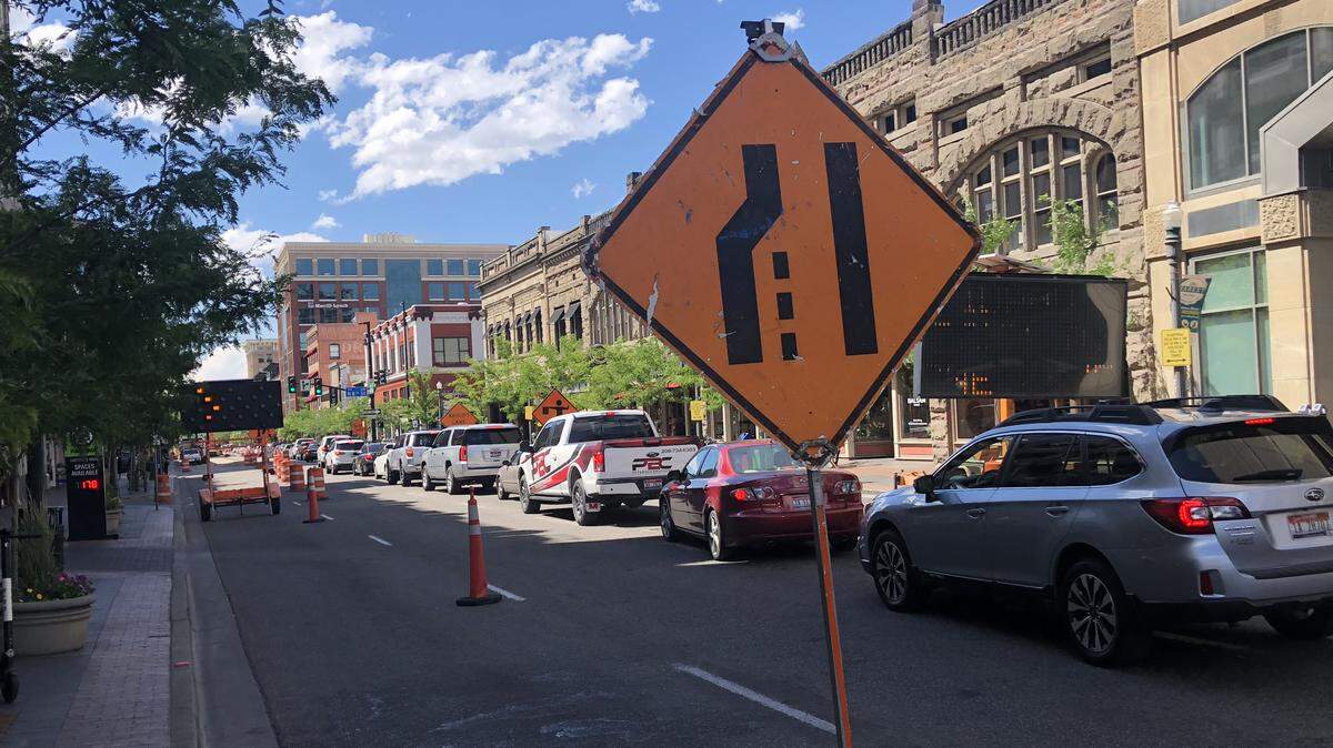 A reporter said it took her about 17 minutes to drive four blocks Wednesday afternoon on Idaho Street, between Capitol Boulevard and 12th Street. Road crews are working on the south side of the street.