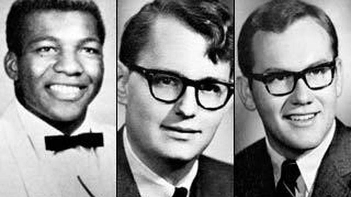 From left to right, Ray McDonald, Chris Smith and Larry Craig