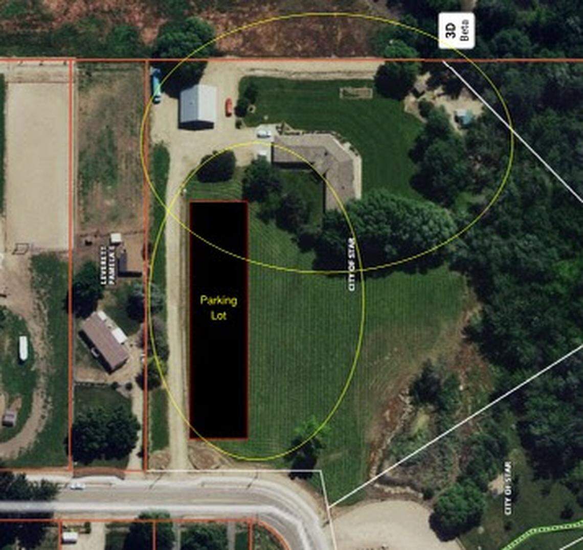 A map indicates where people in Star will be able to connect to wireless hotspots while at the Star Riverhouse.