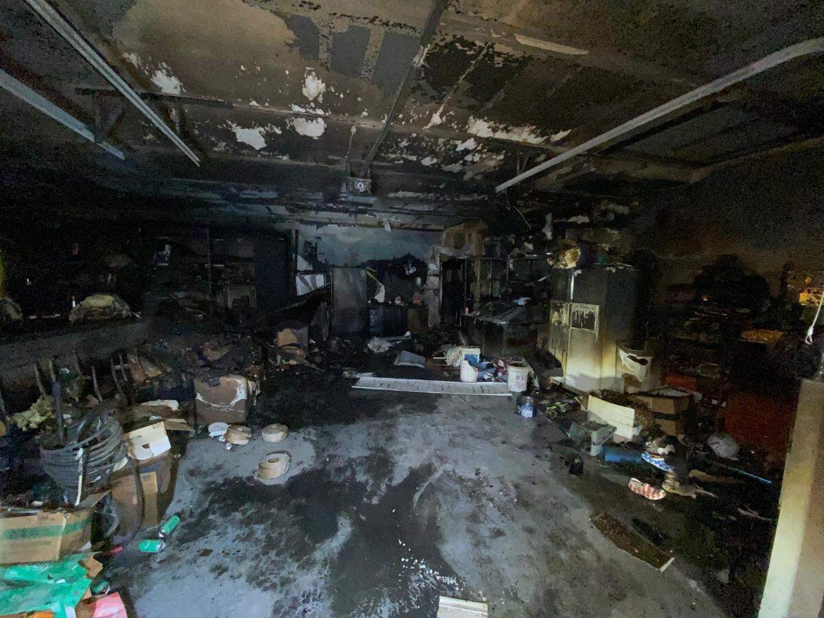 Meridian Fire Department put out a fire in the 2000 block of Meadowdale Street. It was the fifth garage fire in two weeks.