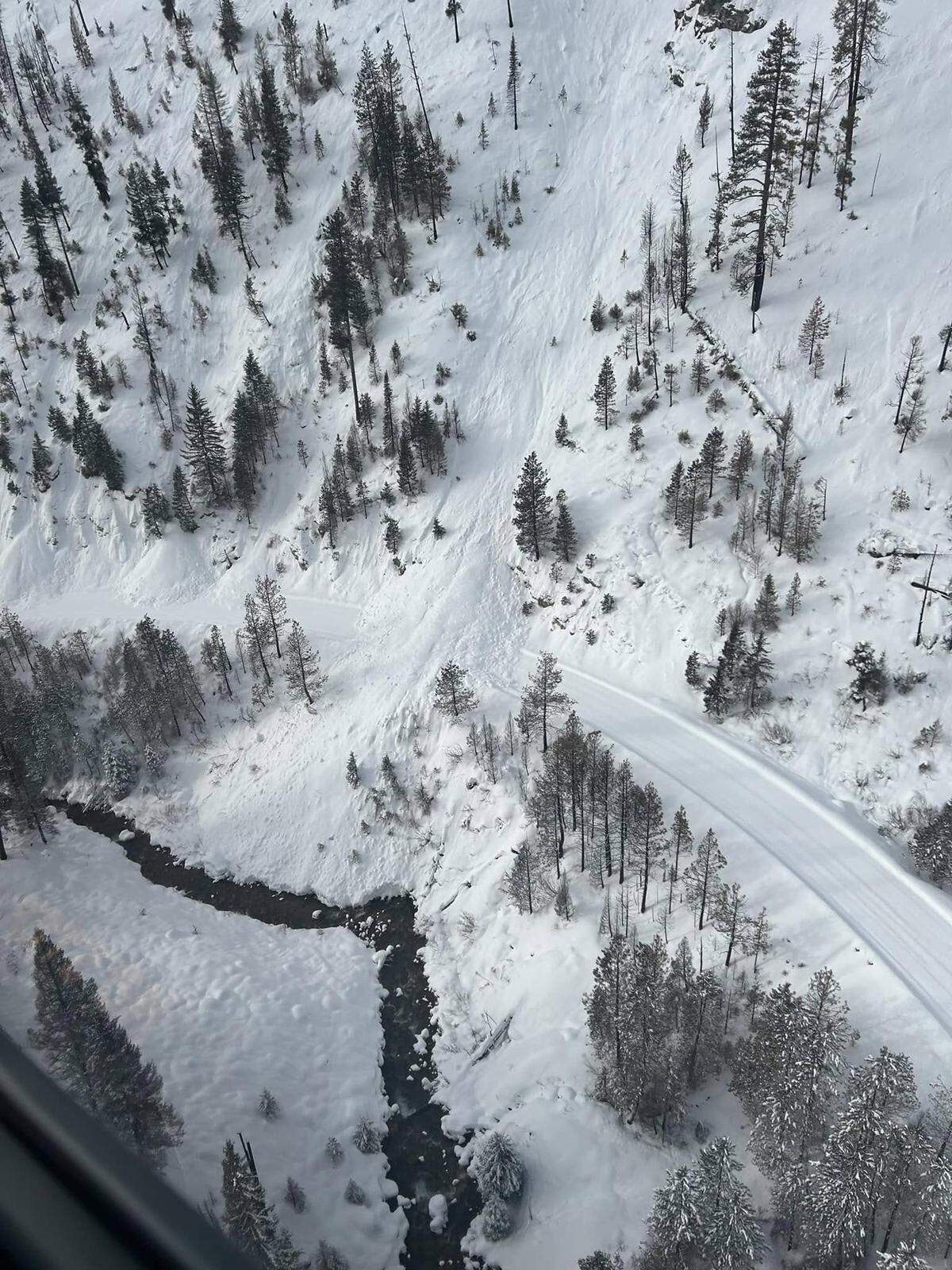 An avalanche recently caused the closure of Idaho Highway 21 between Grandjean and Banner Summit. 