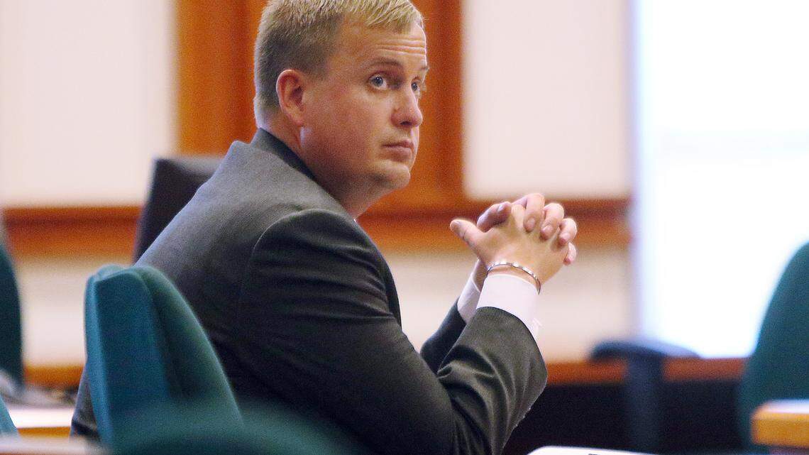 Former Rep. Aaron von Ehlinger, accused of rape, takes the stand; jury deliberates