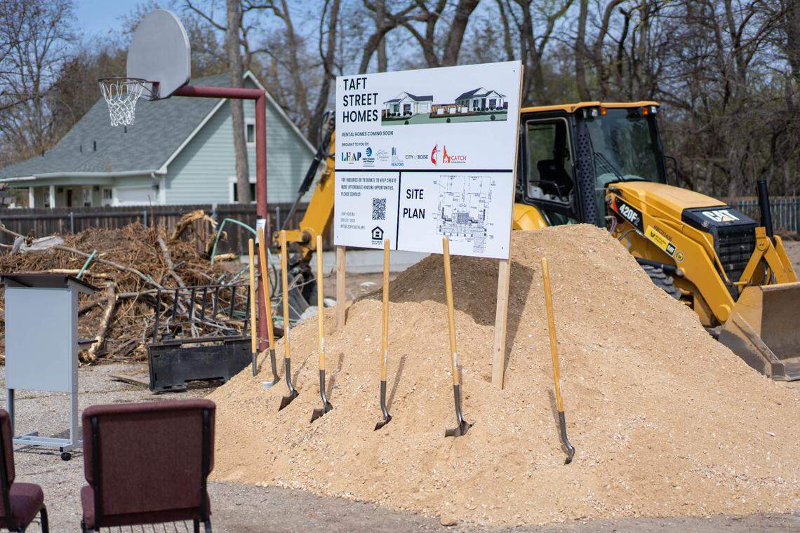 LEAP Housing broke ground on their affordable housing project on West Taft Street, Taft Homes, on April 25.