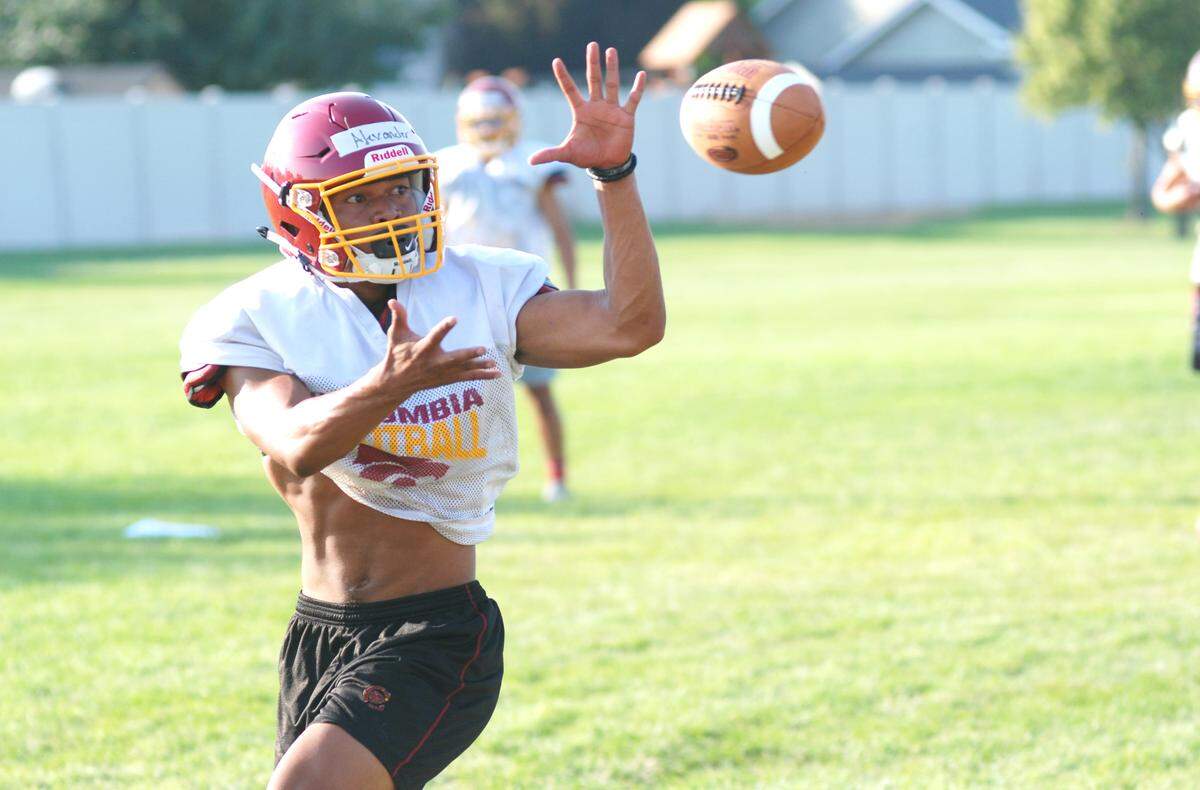 Columbia will rely heavily on senior running back Allamar Alexander as it drops from the 5A classification to 4A this fall.