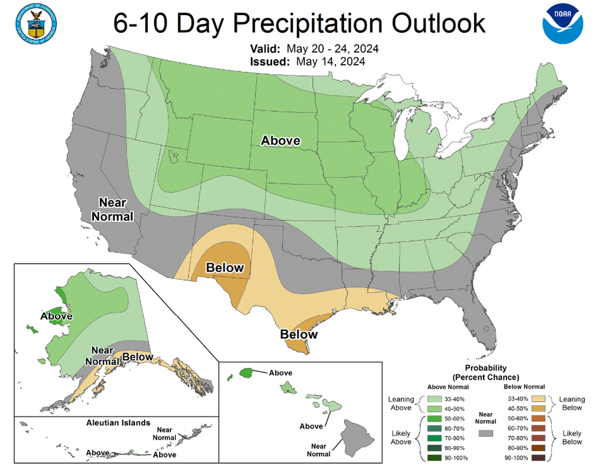 The higher chance of rain in Idaho next week is likely to come from an upper-level trough that’ll bring precipitation to the Boise area.