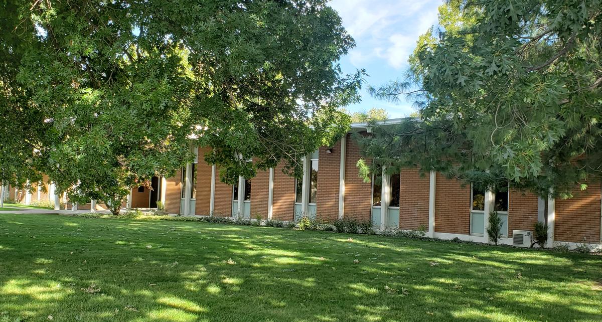 Mature oak trees that stand in front of the Idaho Department of Fish and Game’s headquarters will remain when the new building is built.