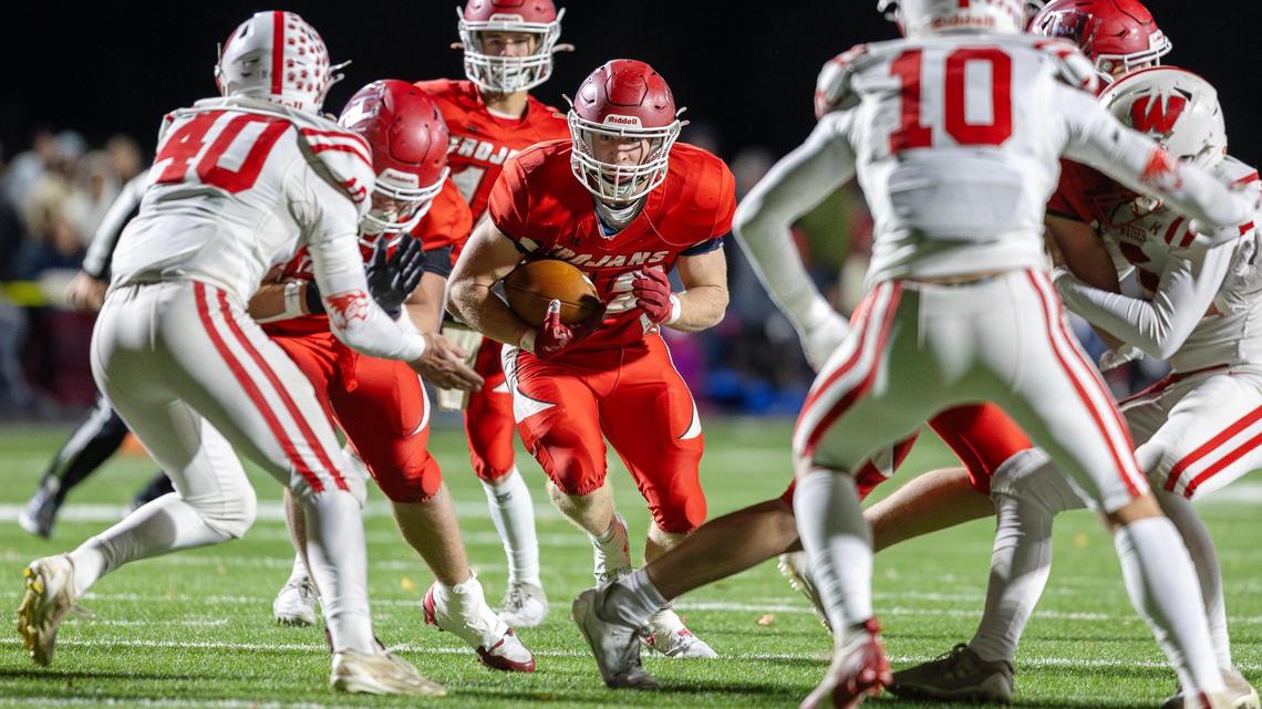 Homedale running back Kade Hall was voted the offensive player of the year for the 4A SRV by the league’s coaches. 