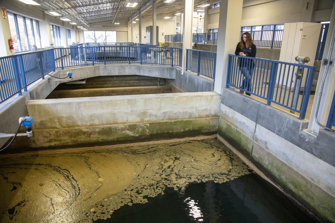 Suez manager Janet Kreller gives a tour through the company’s Marden Street Water Treatment Plant off Warm Springs Avenue in Boise. It has eight filters — “like giant Brita filters” — that can clean up to 17 million gallons of water per day.