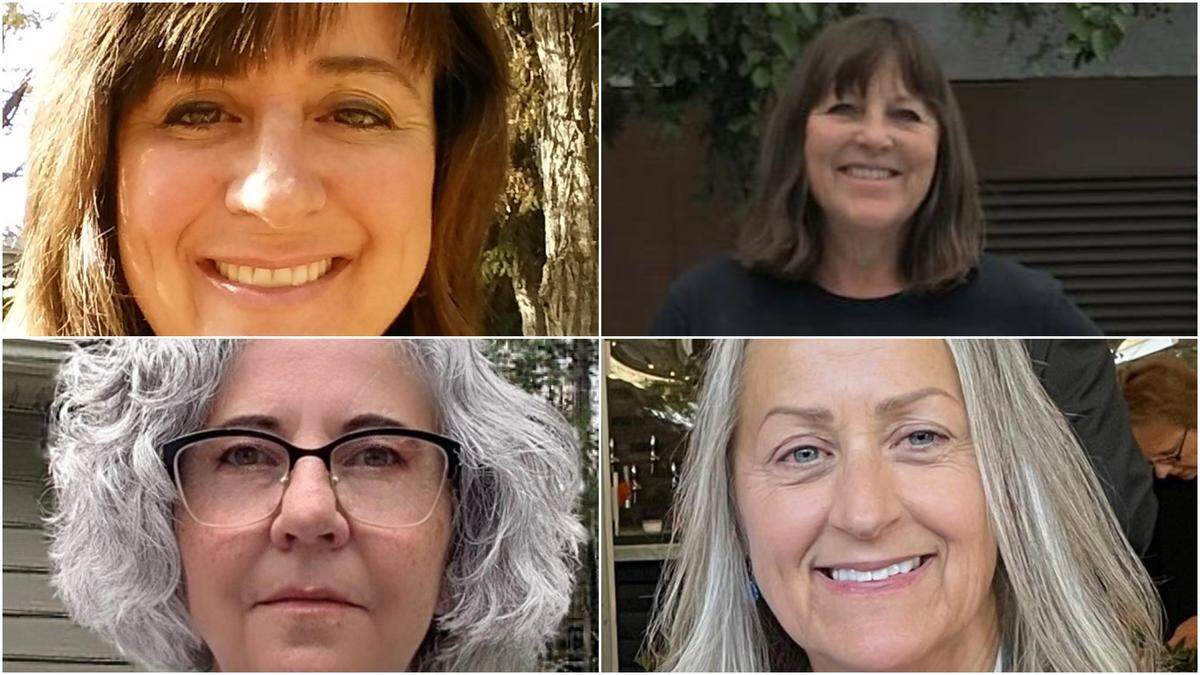 Clockwise from top left, Sarah Harris, Louise Seeley, Carol Richel and Donna Yule.