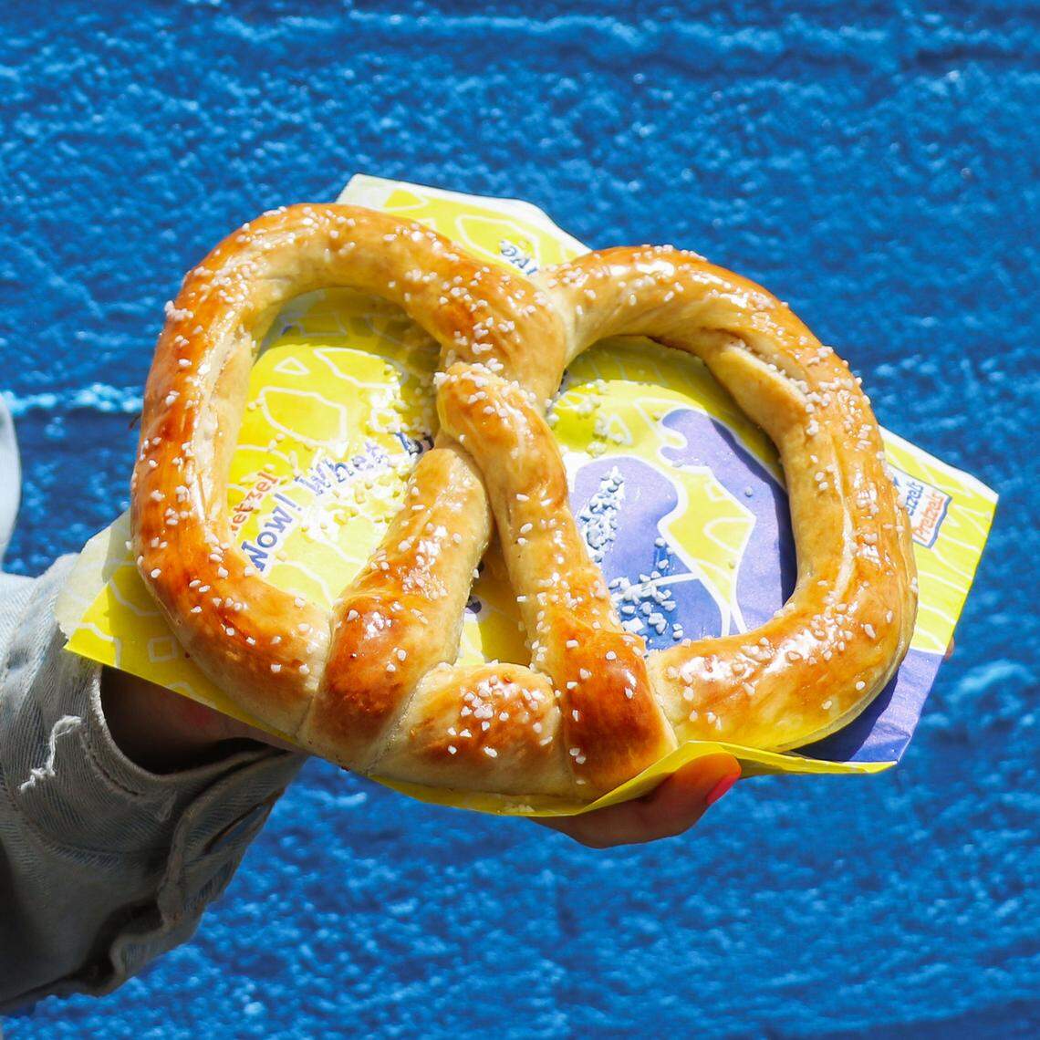 One of these salty, buttery masterpieces can be yours free on April 26.