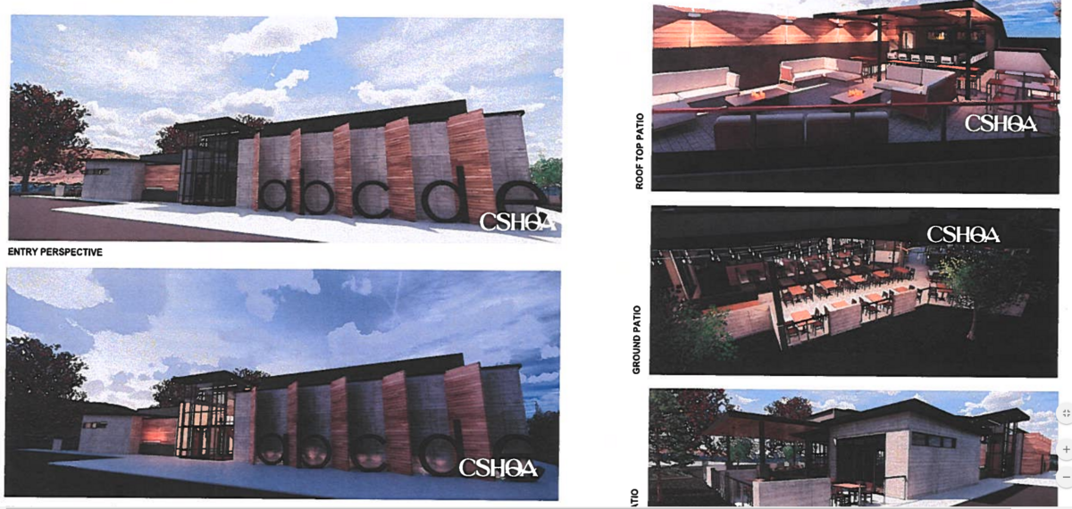 Hawkins Cos. has plans to build a 7,000-square-foot restaurant at the Bridges at Lakemoor. The restaurant would include a bar and rooftop dining.