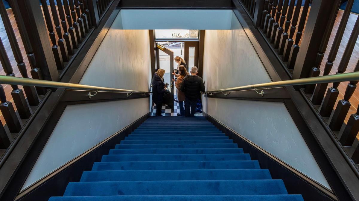 After marveling over efforts to restore Smith Block Building, grandchildren of the man who built the downtown office space in 1905, Roscoe Smith, conclude an appreciated tour of the downtown Boise office space by owner Jade Stacey.