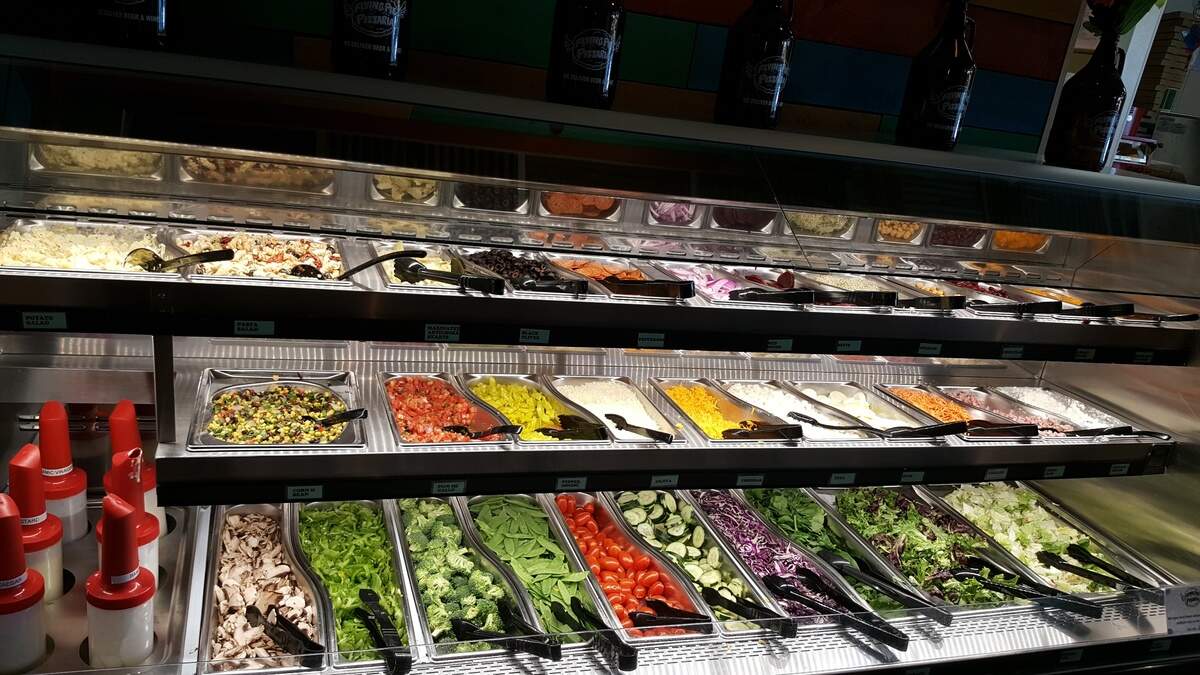 The Flying Pie in Nampa has an unlimited salad bar for $5.25.