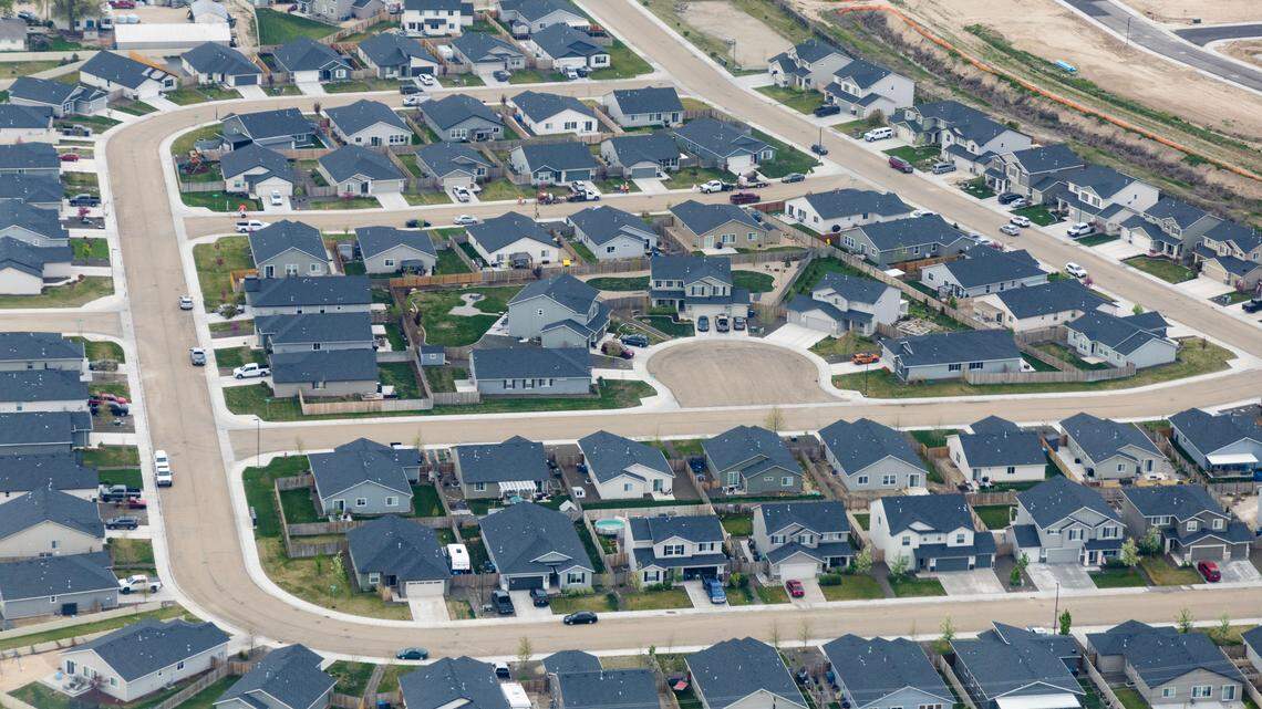 New homes in Caldwell in April.