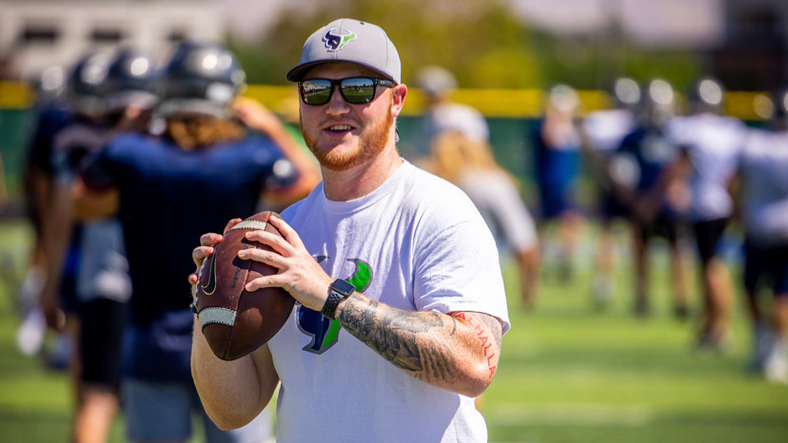 Former Mountain View assistant Christian McAlvain will take over the Meridian High football program this fall.