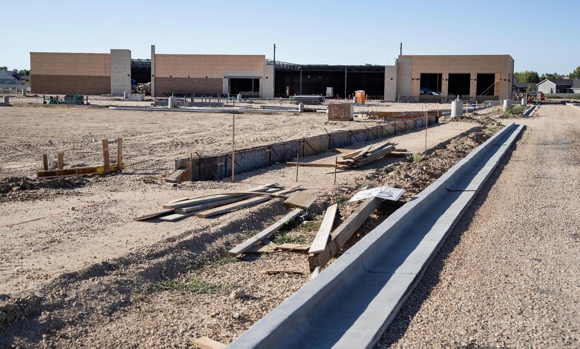 An Albertsons grocery store is under construction in Star. The city recently got a Ridley’s market, and longtime resident Donna Rhoten said that was good enough for her. She says Star residents used to like driving long distances for the supplies they needed.