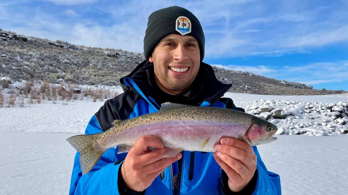 Fishing Idaho’s frozen lakes and reservoirs can lead to some nice catches — and plenty of crazy, unforgettable moments, too.