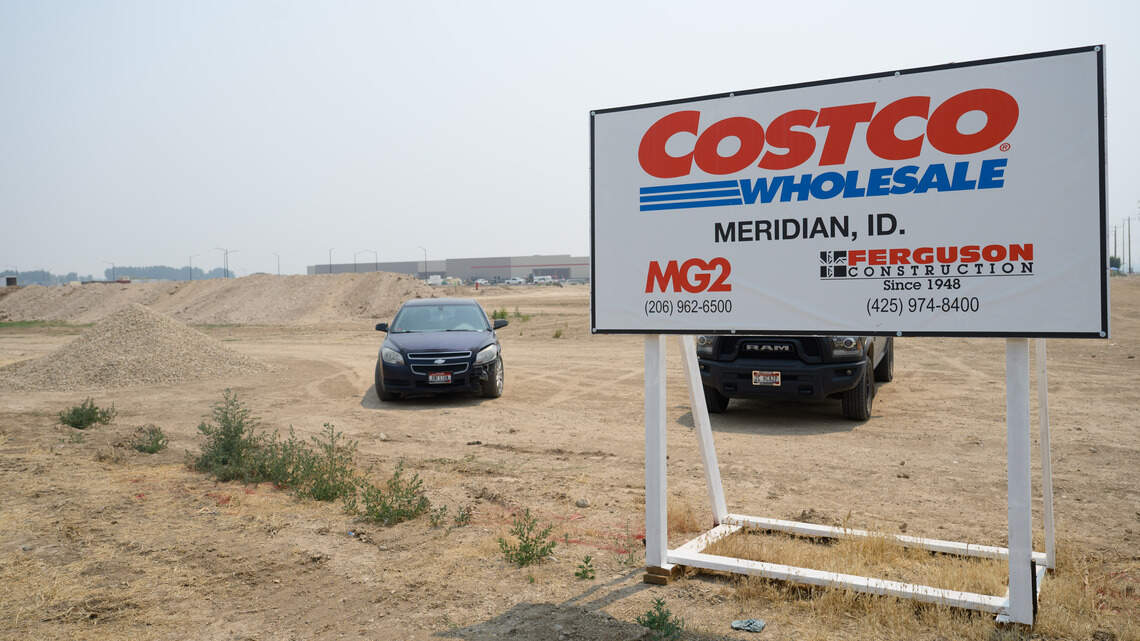 Just a little longer, Meridian. Costco construction underway near Kuna border